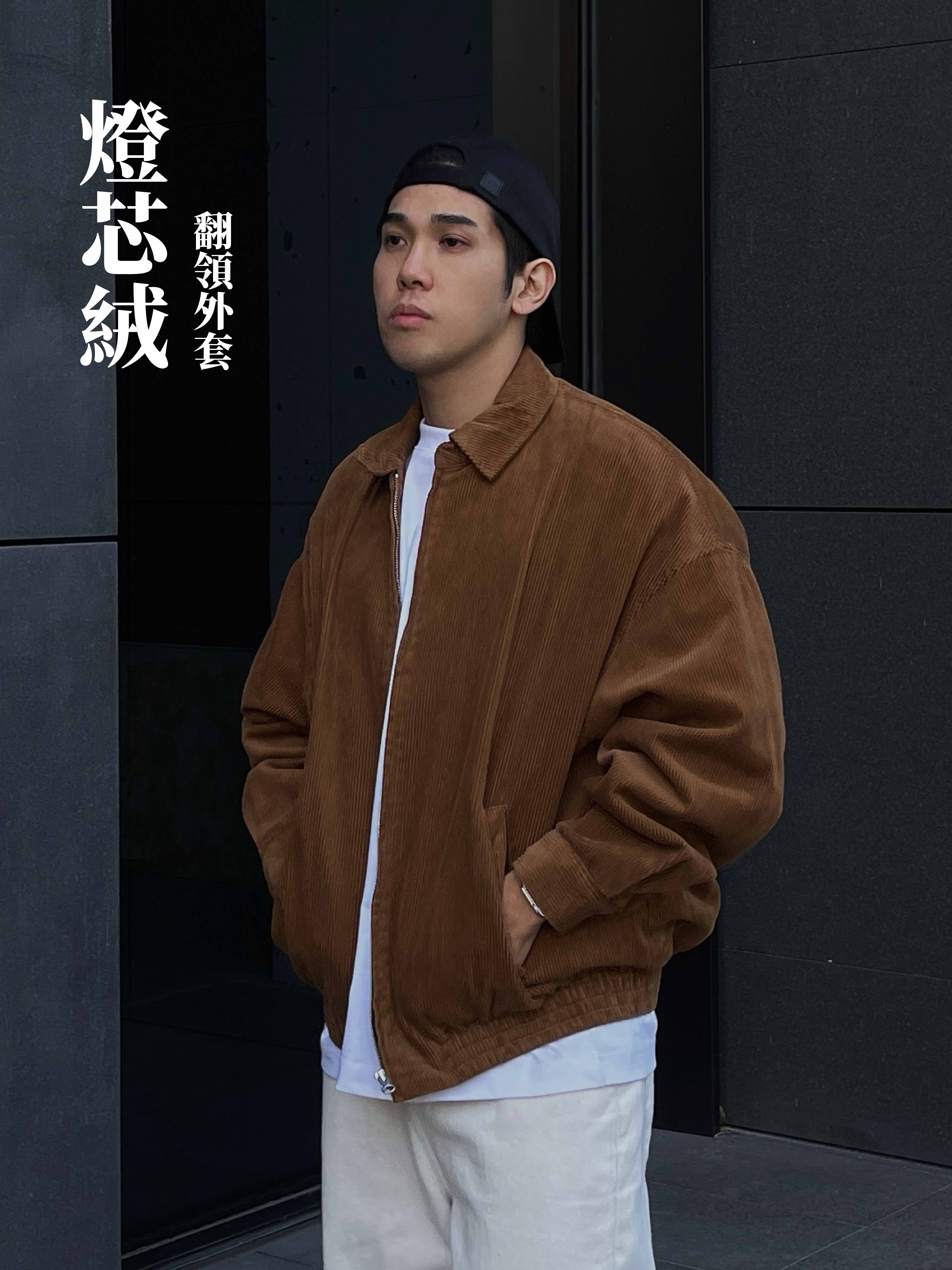 [1atm] 燈芯絨-翻領外套