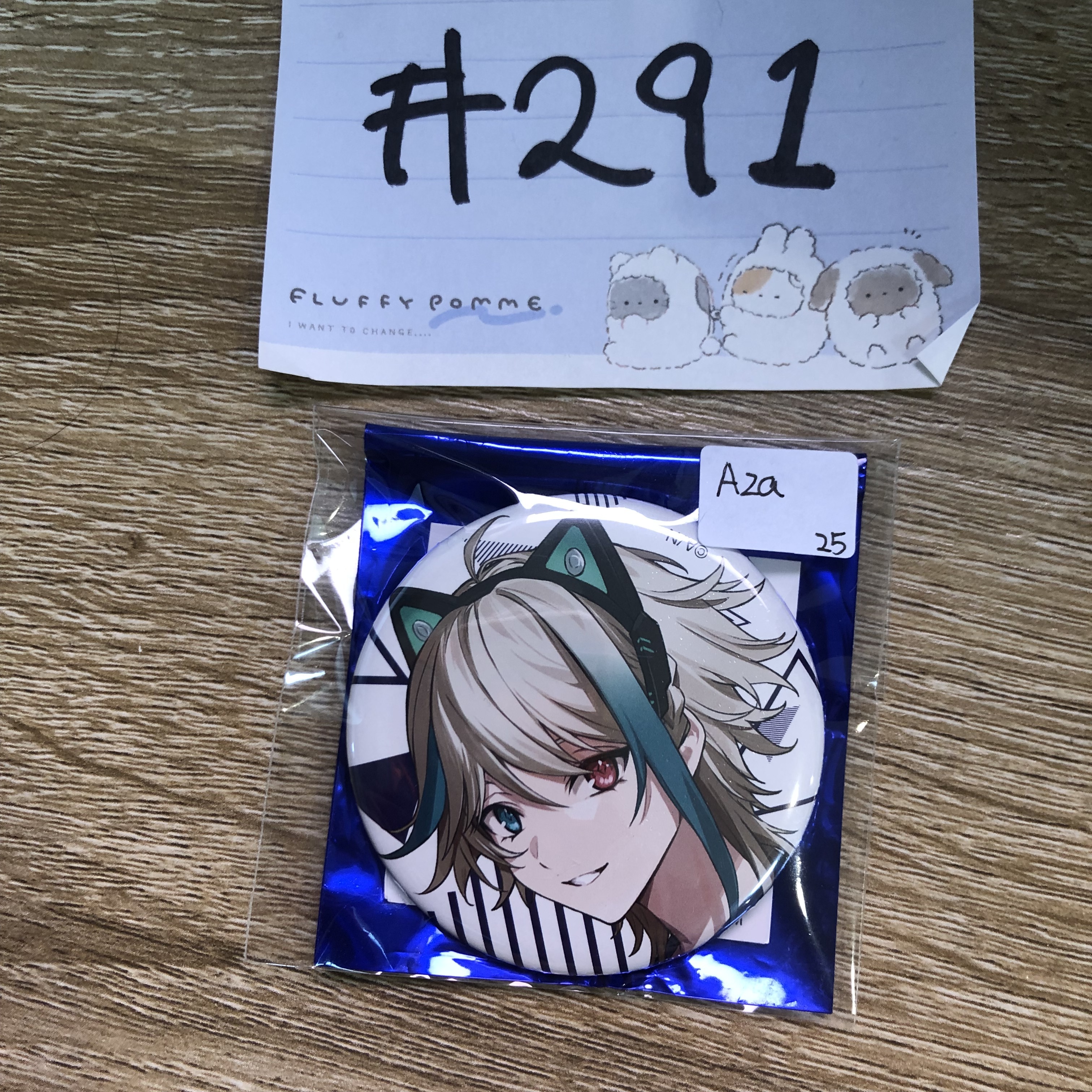 彩虹社  AZA 襟章#291