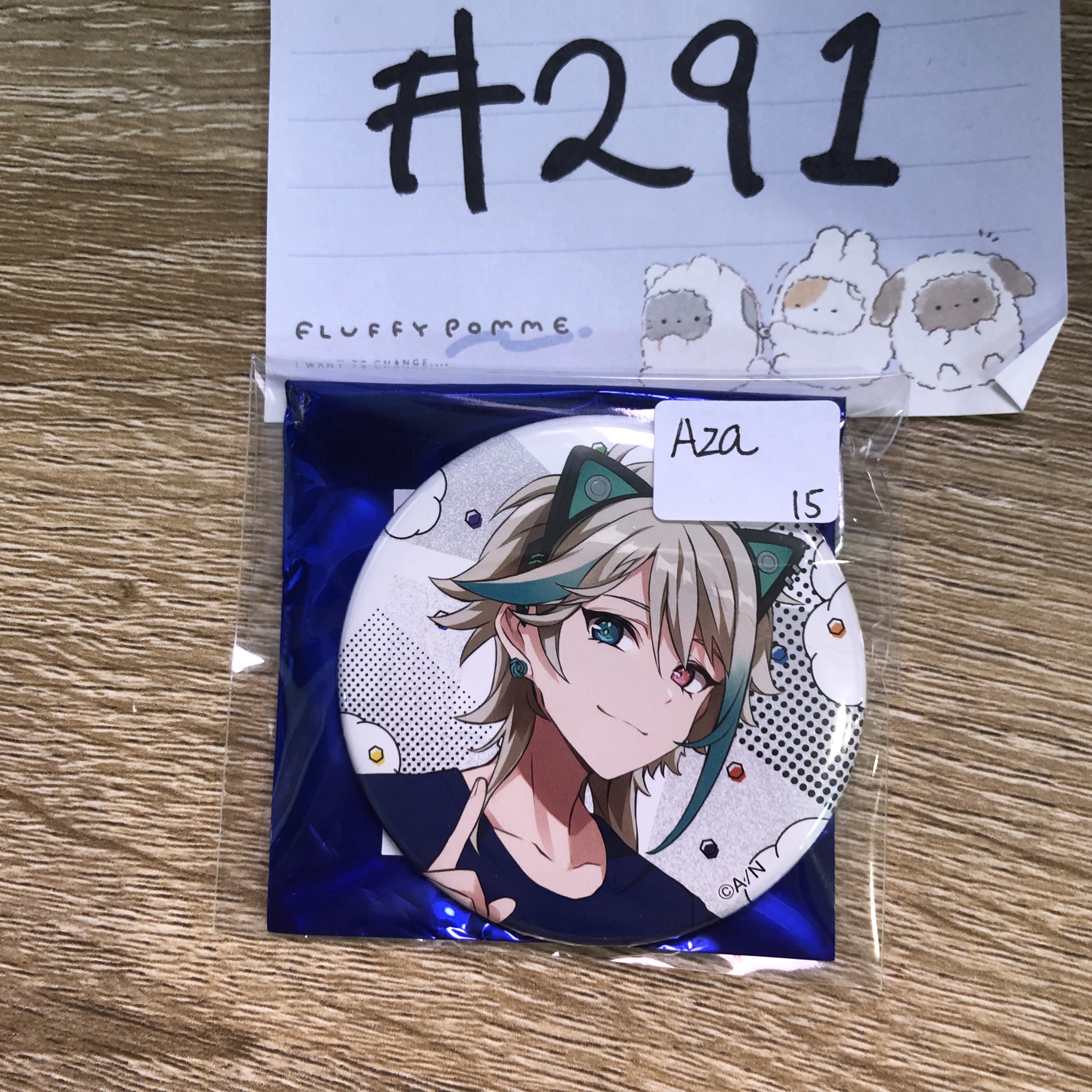 彩虹社  AZA 襟章#291