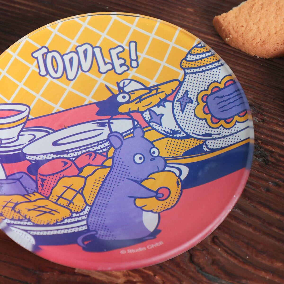 美味系列小盤子 神隱少女 拿了餅乾快跑!