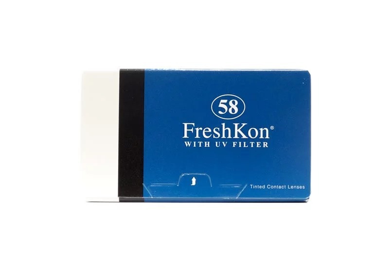 菲士康FreshKon 58｜月抛透明隱形眼鏡｜每盒6片