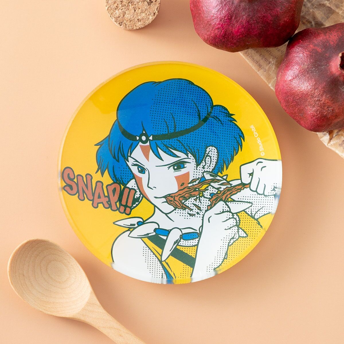 美味系列小盤子 魔法公主 肉乾