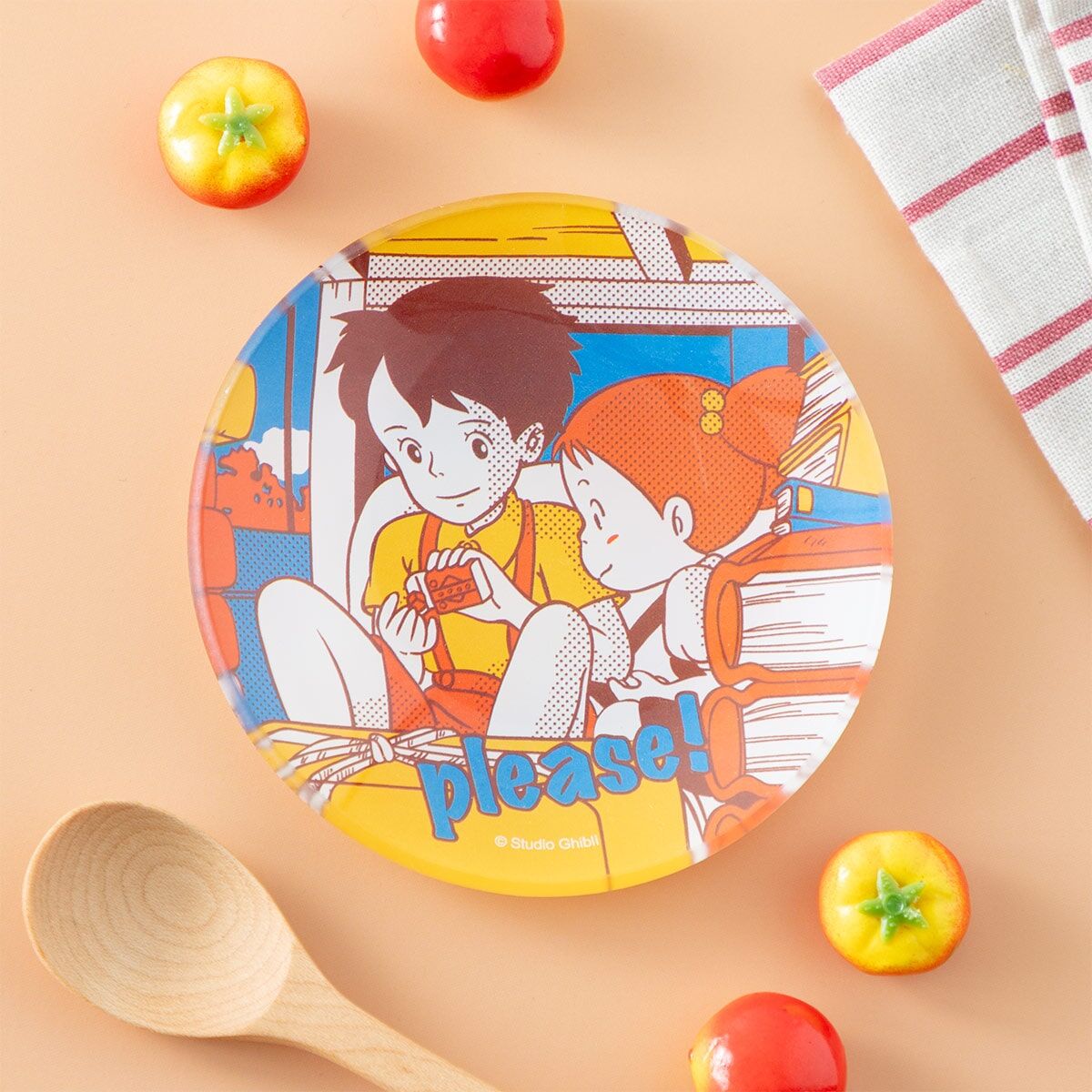 美味系列小盤子 龍貓 焦糖