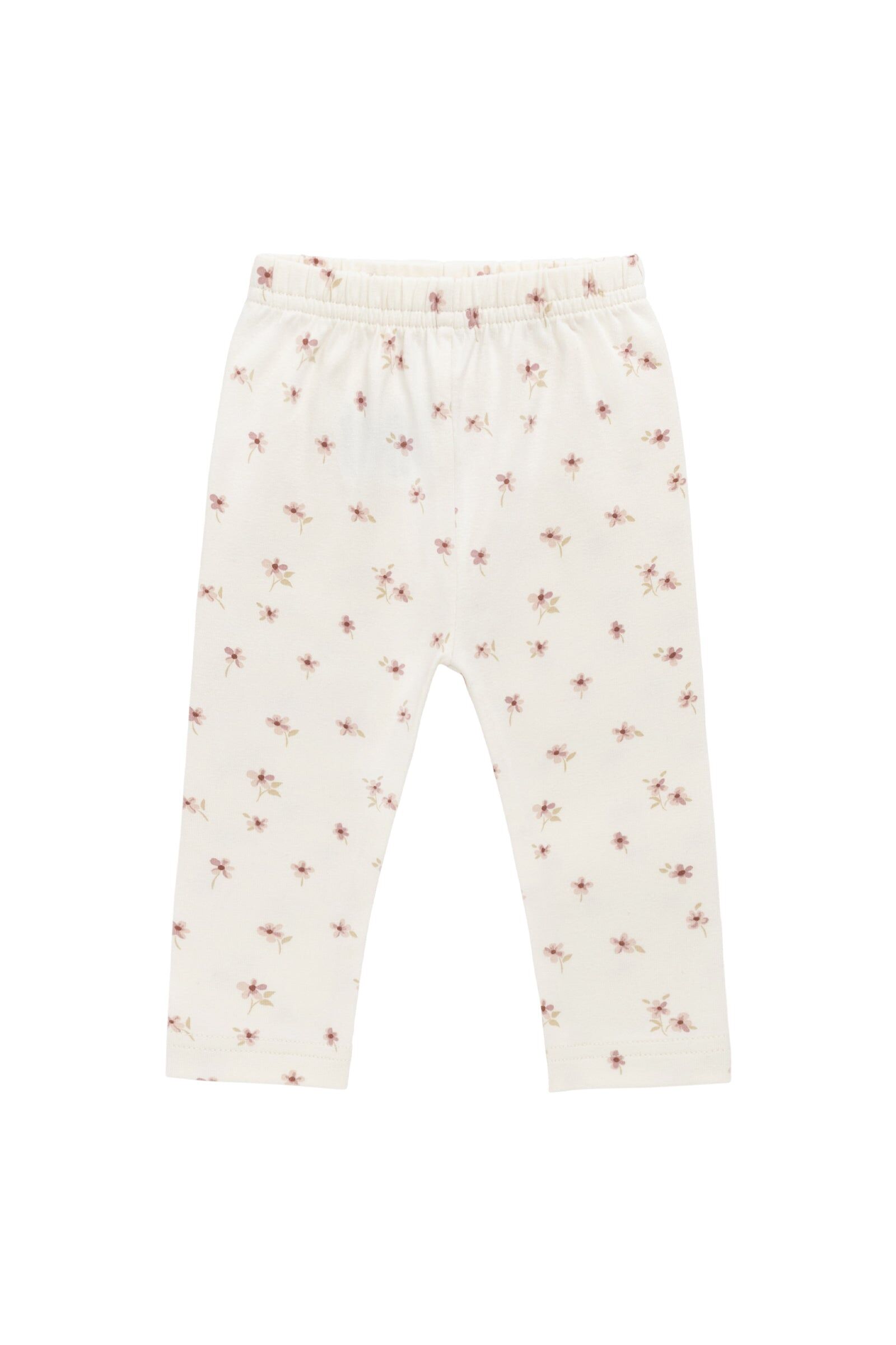 【預購】JAMIE KAY - Organic Cotton Everyday Legging（Simple Flowers Egret）