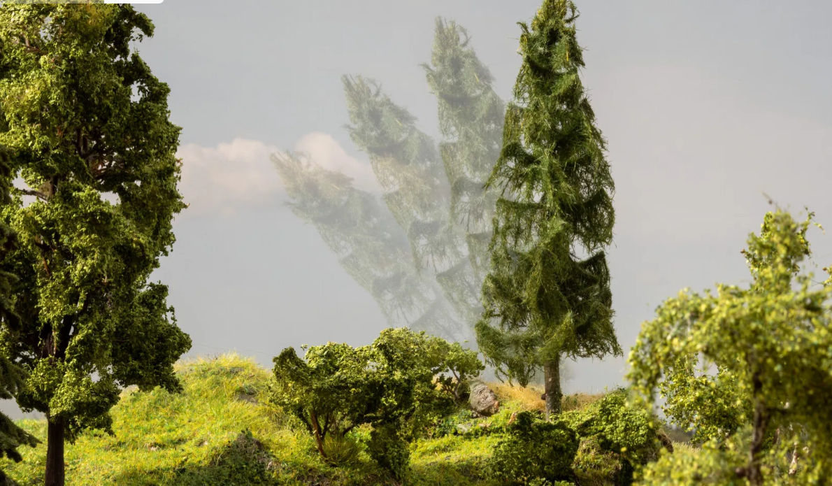 Noch 21775 HO規 倒下的樹.冷杉樹