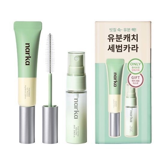 narka 瀏海控油整理膏 碎髮整理 瀏海神器 附頭髮控油噴霧一瓶