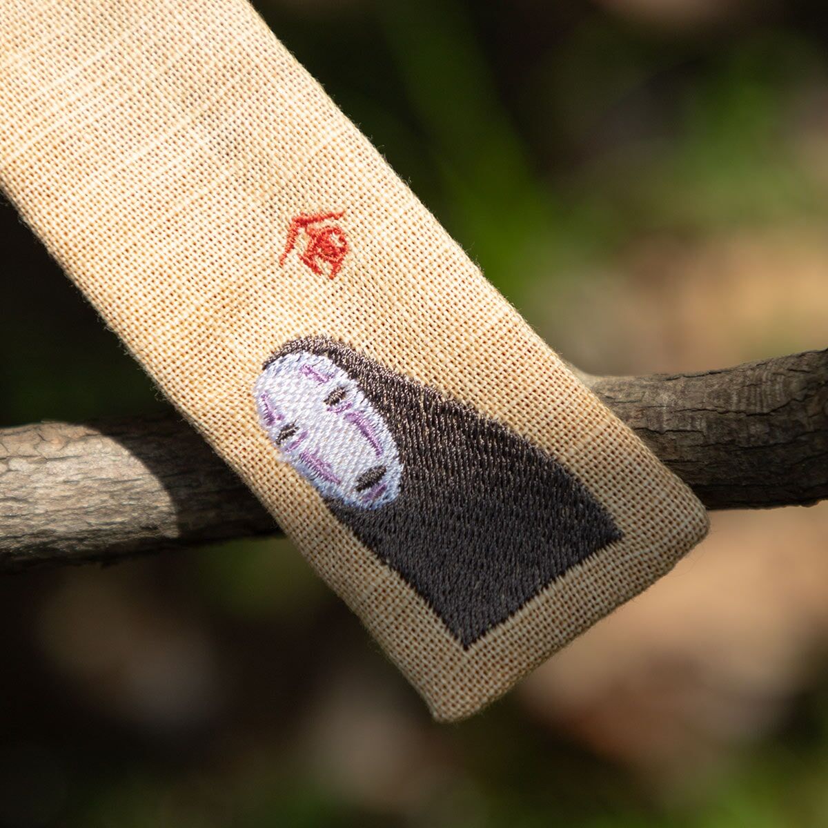 刺繡扇子袋 神隱少女 淺棕色