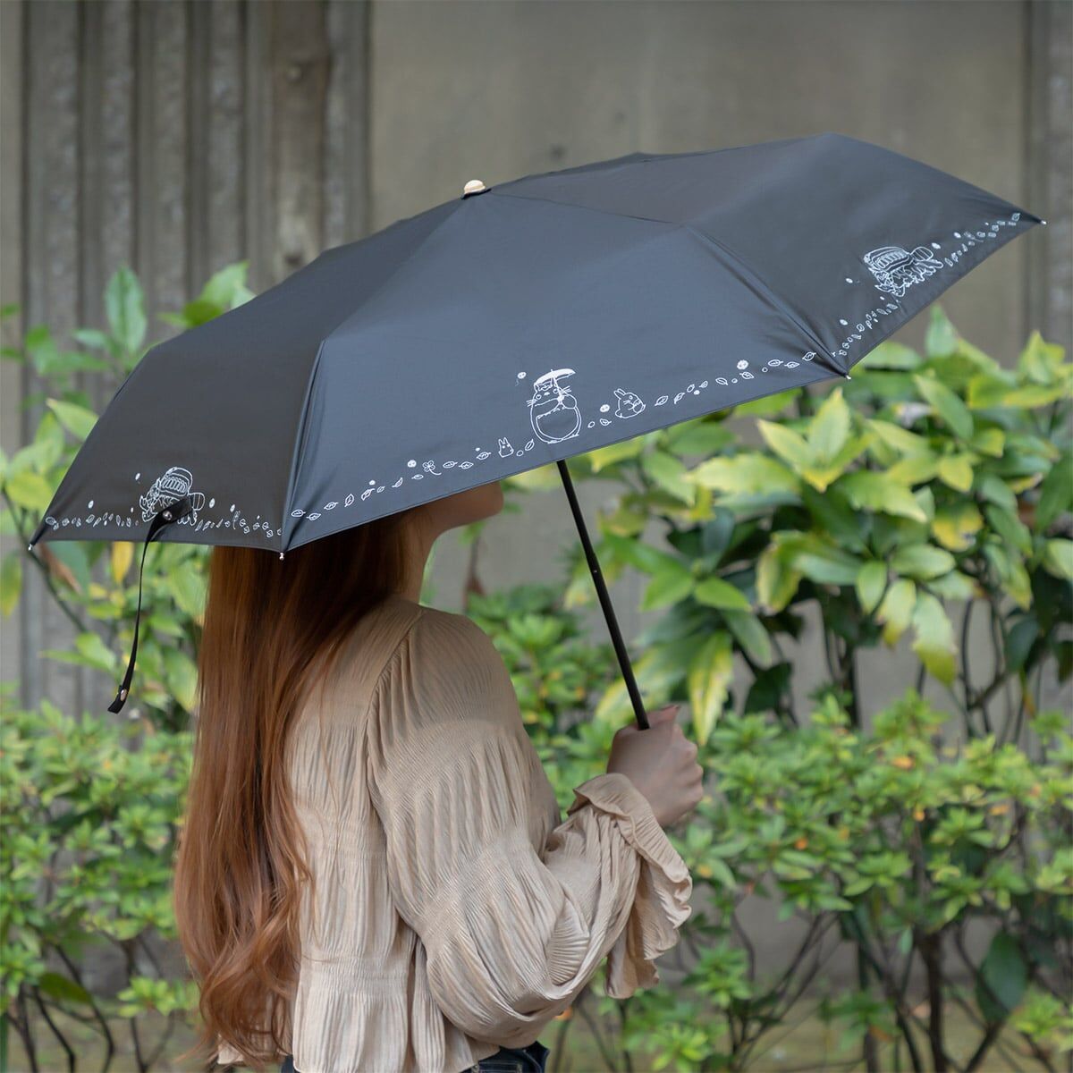 晴雨兩用折疊傘 龍貓 奔跑