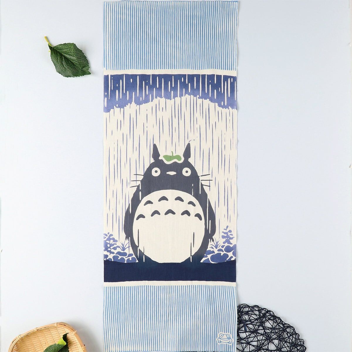 日本職人注染布 龍貓 雨痕