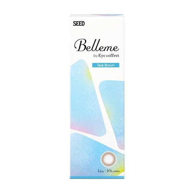 Belleme 1 Day by Eye Coffret Tear Brown｜日拋彩妝隱形眼鏡｜每盒30片