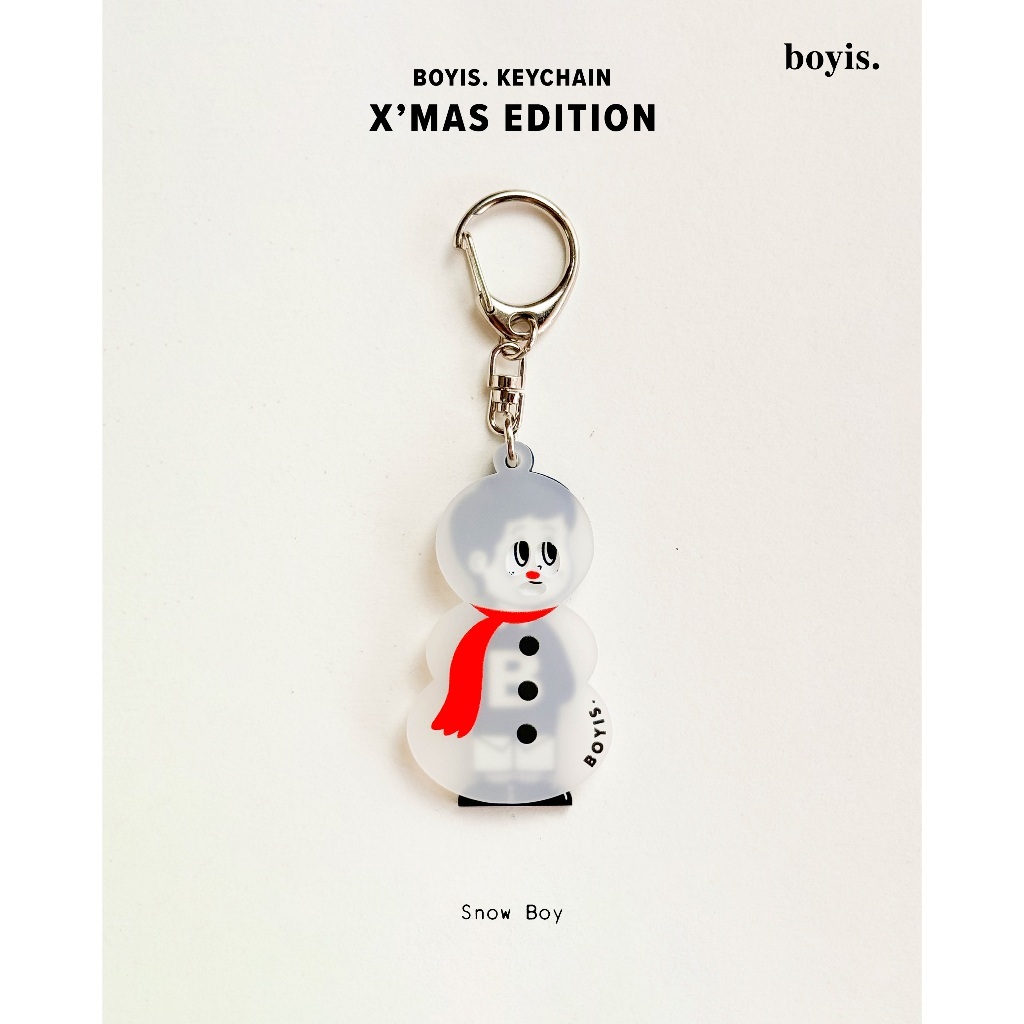 【 限量現貨 】Boyis 聖誕節發光鑰匙圈吊飾 泰國