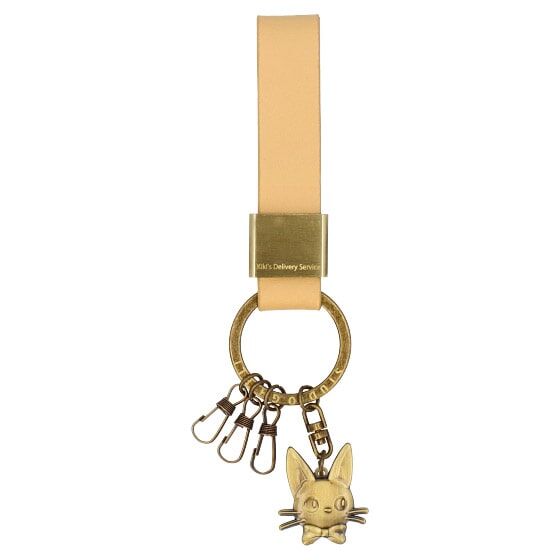 真皮革鑰匙圈 魔女宅急便 吉吉