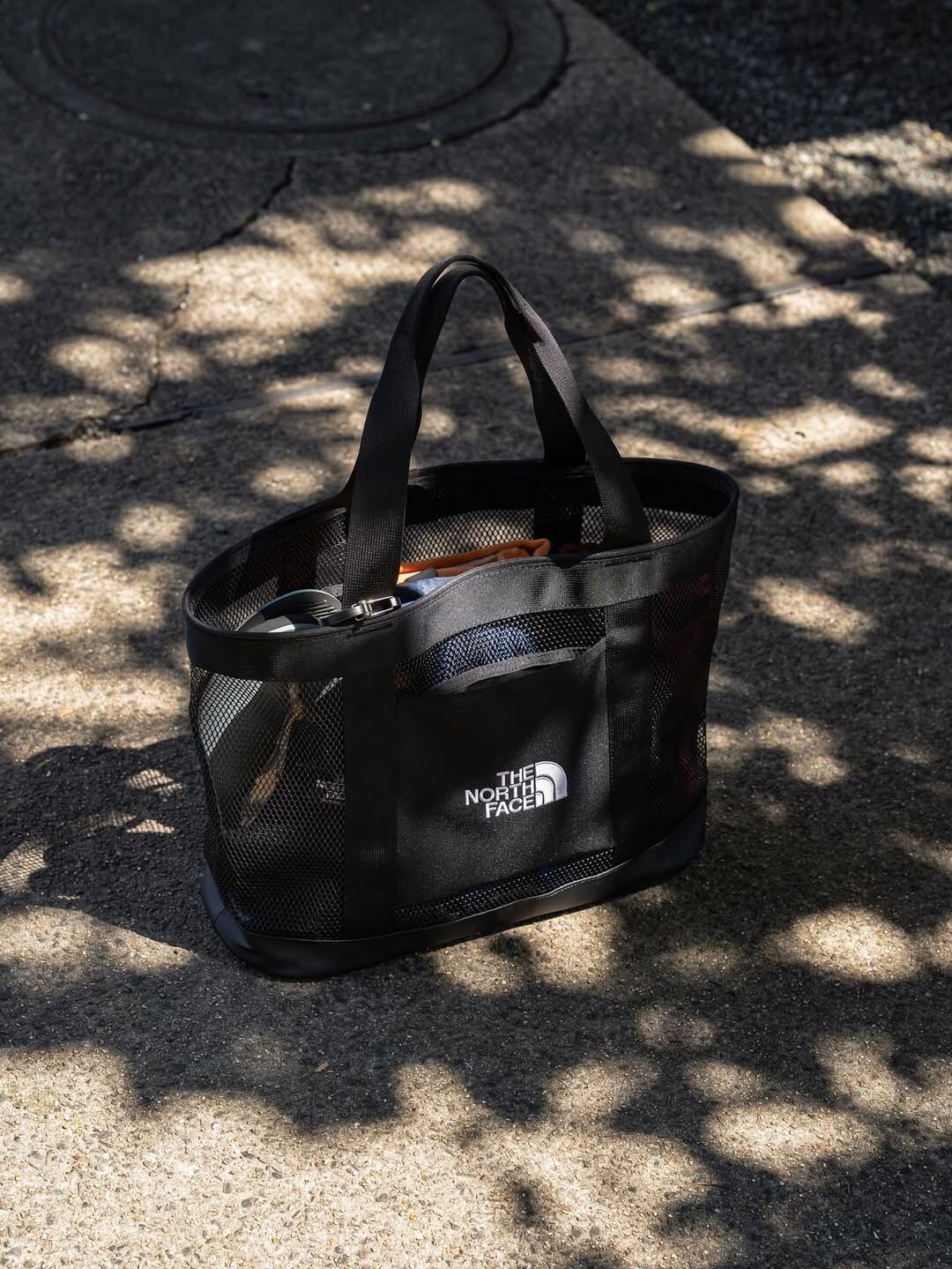 預購┃日本店鋪限定 TNF Glutton Mesh Tote 網狀 托特包 22L XS