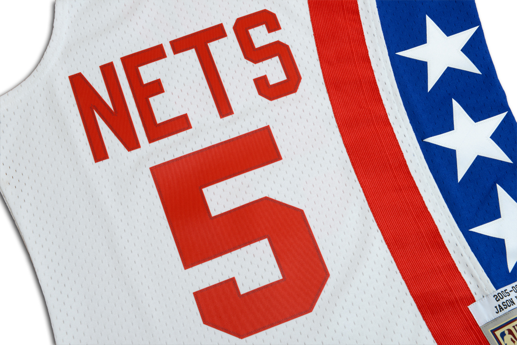 Mitchell & Ness 紐澤西籃網隊 Jason Kidd 2005-2006 復刻 Swingman 球衣