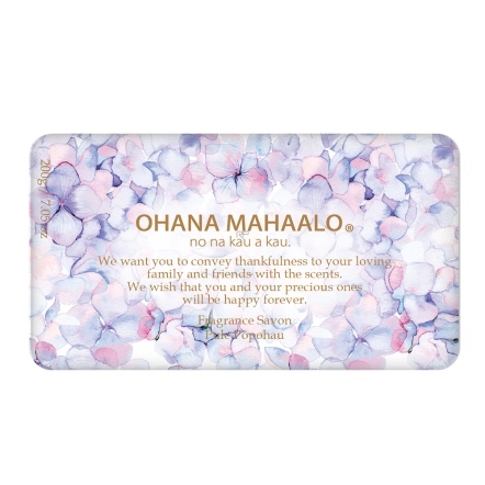 OHANA MAHAALO 繡球花願 絲柔手工皂200g