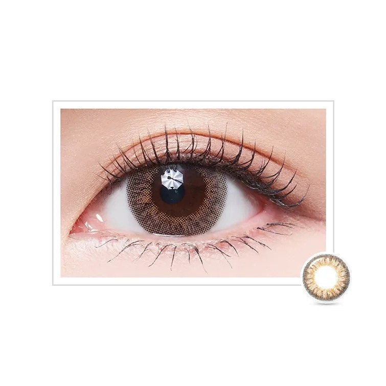 GIVRE 1 Month Harajuku Cocoa｜月拋彩妝隱形眼鏡｜每盒2片