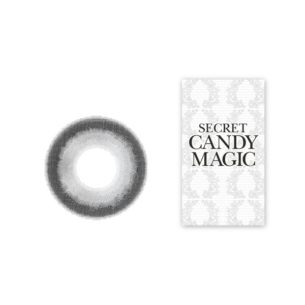 魔幻糖果彩色月拋(1片)芝麻奶凍