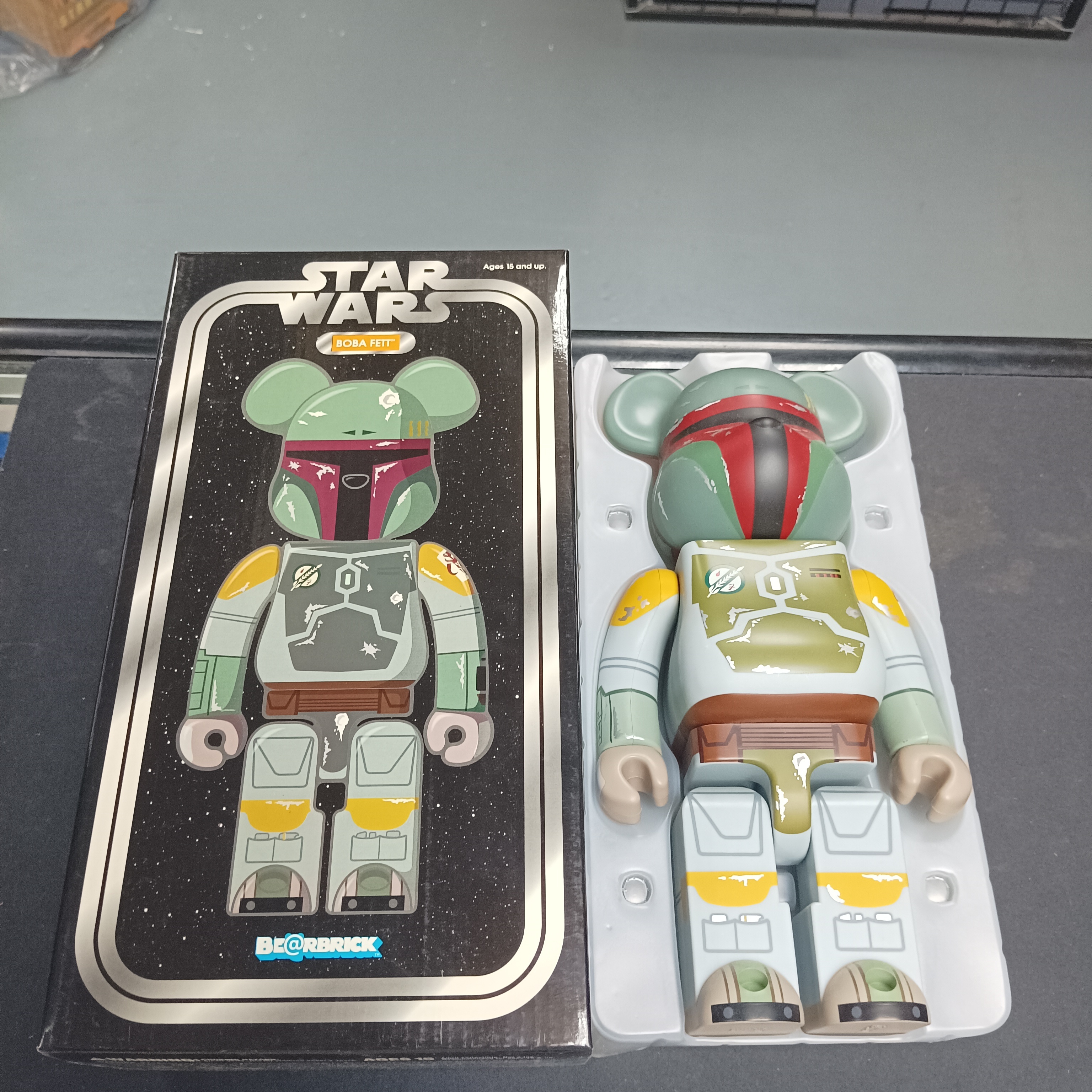 寄賣-MEDICOM TOY BE@RBRICK 400％ BOBA FETT(TM)
