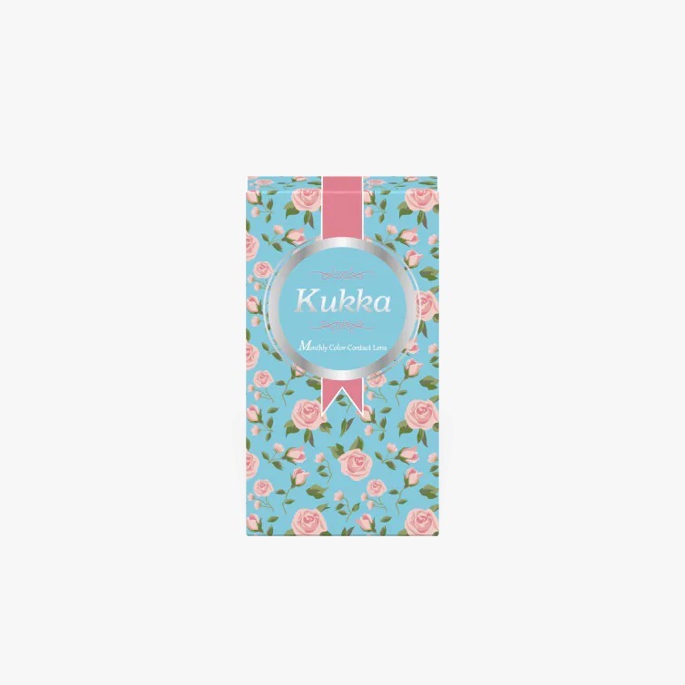 Kukka 花兒系列 1 Month Jasmine Silver 茉莉銀｜月拋彩妝隱形眼鏡｜每盒2片