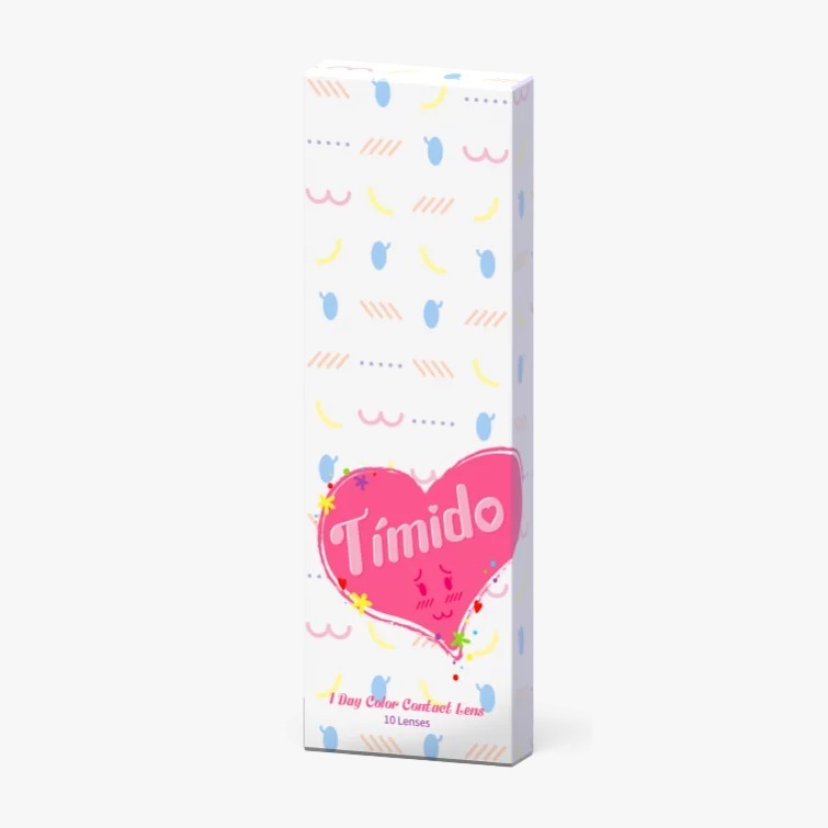 [買一送一] Timido 1 Day Heartbeat Gray｜日拋彩妝隱形眼鏡｜每盒10片