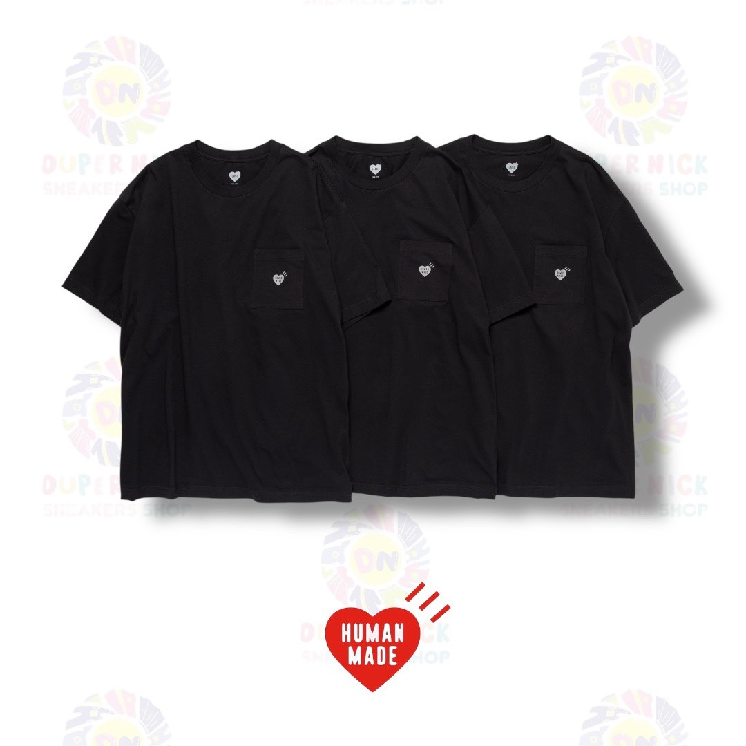 HUMAN MADE 2025S/S POCKET T-SHIRT 春夏 口袋素T