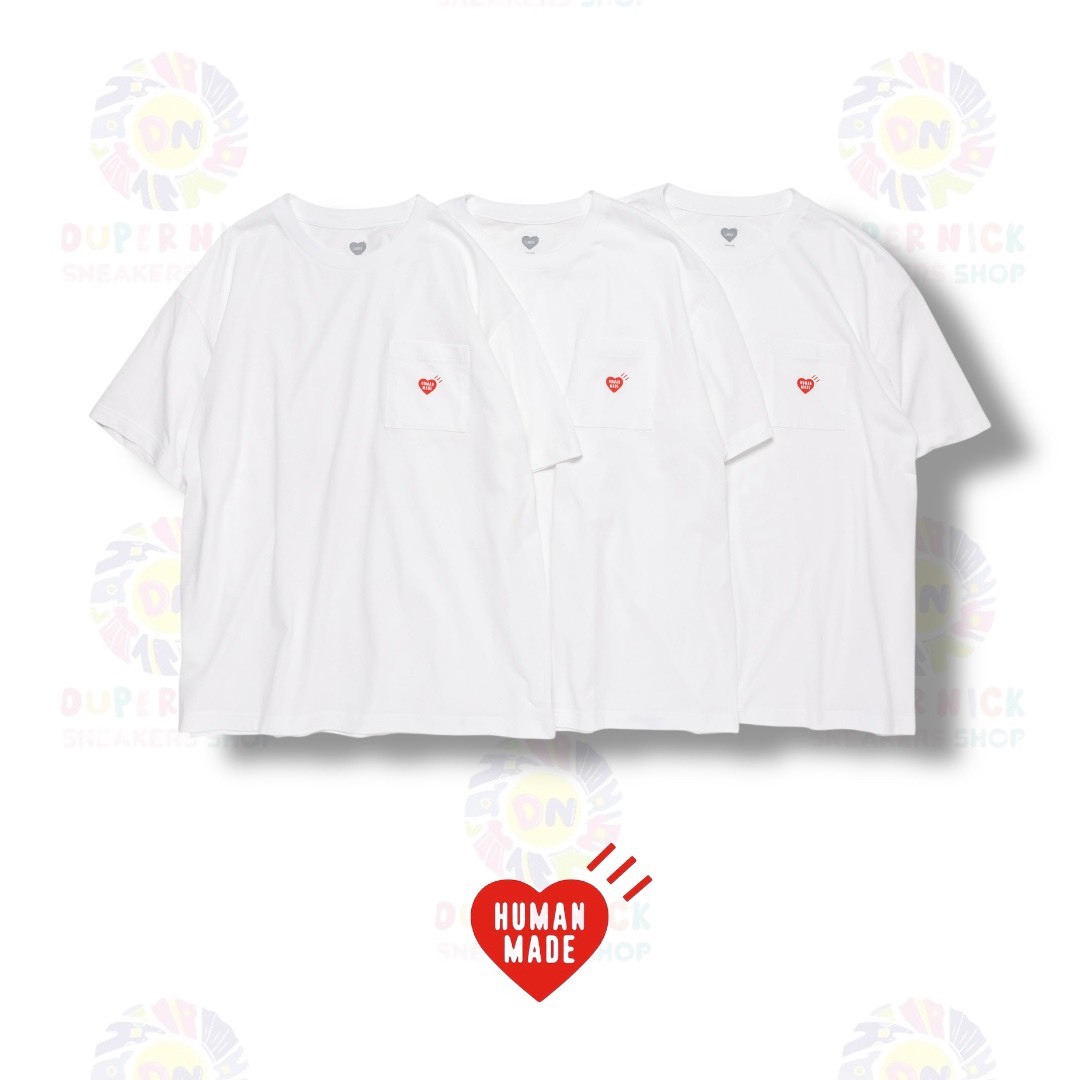HUMAN MADE 2025S/S POCKET T-SHIRT 春夏 口袋素T