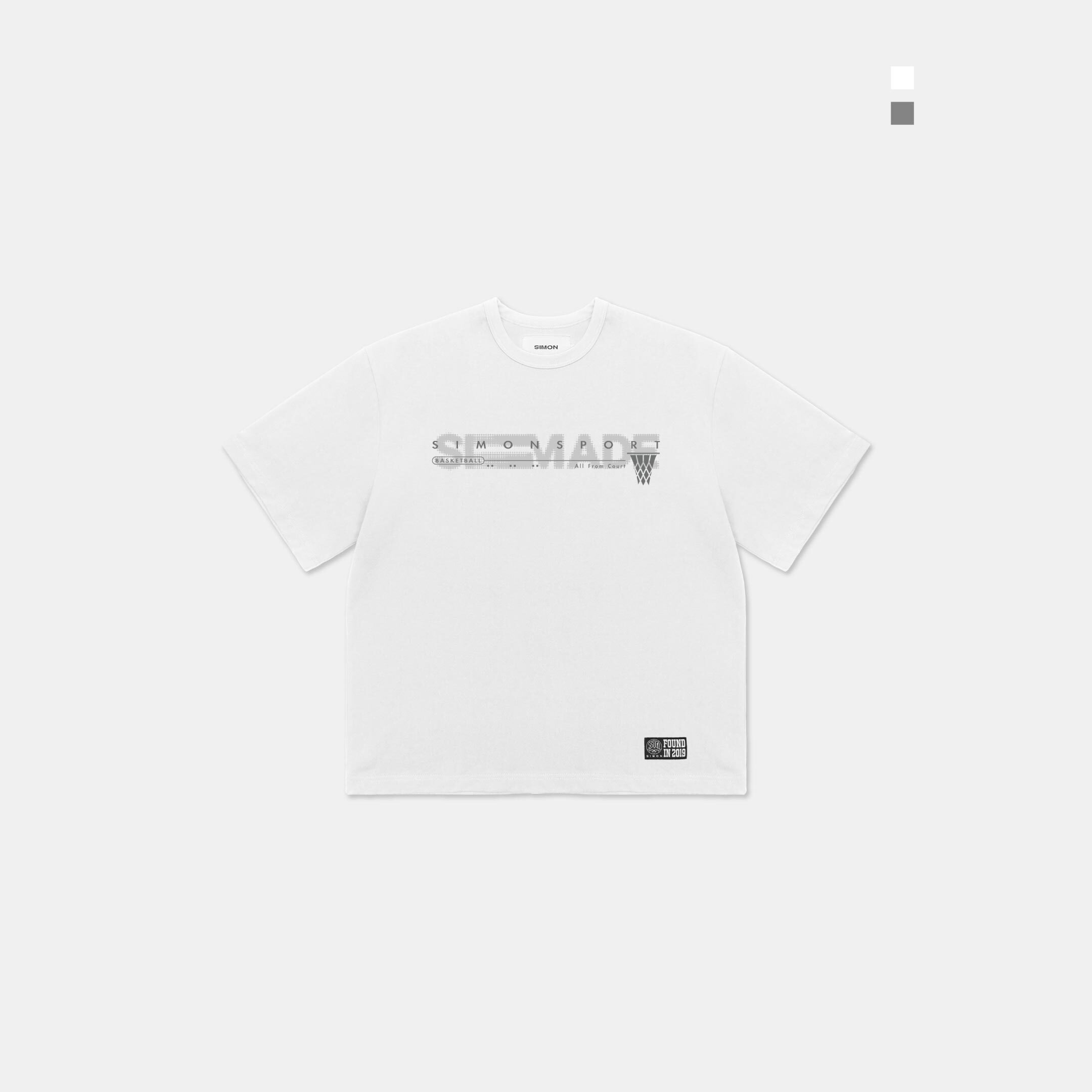 SIMON MADE TS-2523-03 區域防守 籃球 短T