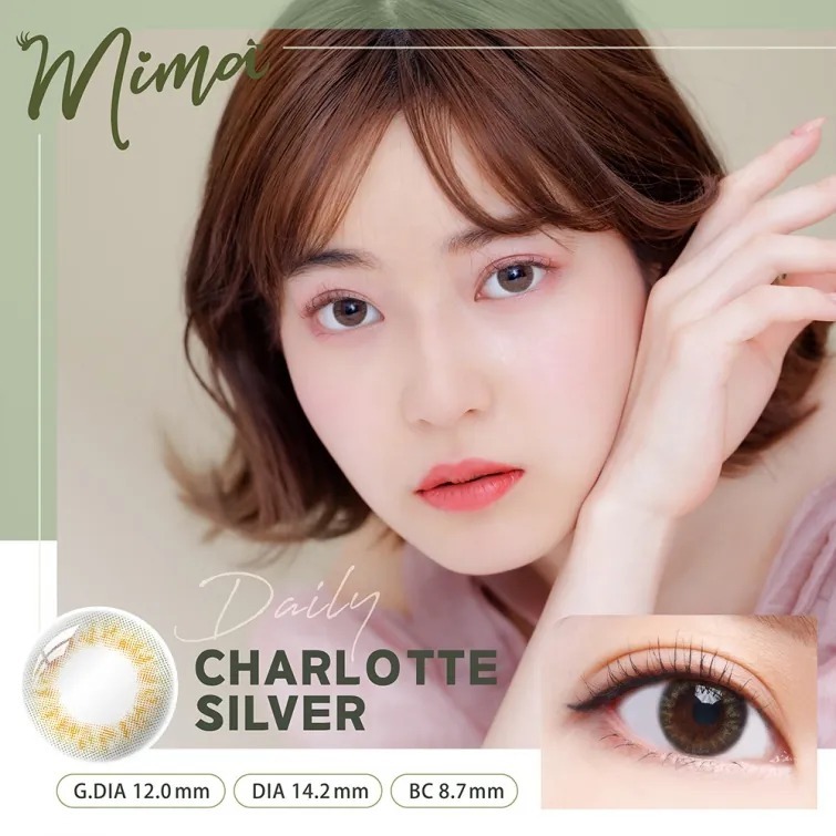 [買一送一] MIMA 1 Day Charlotte Silver｜日拋彩妝隱形眼鏡｜每盒10片