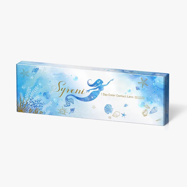 [買一送一] Syreni 1 Day Ocean Blue｜日拋彩妝隱形眼鏡｜每盒10片