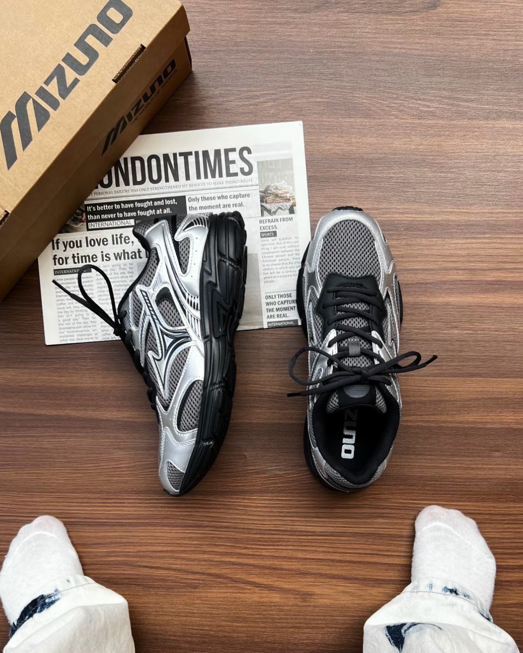 MIZUNO Speed 2k 太空灰銀