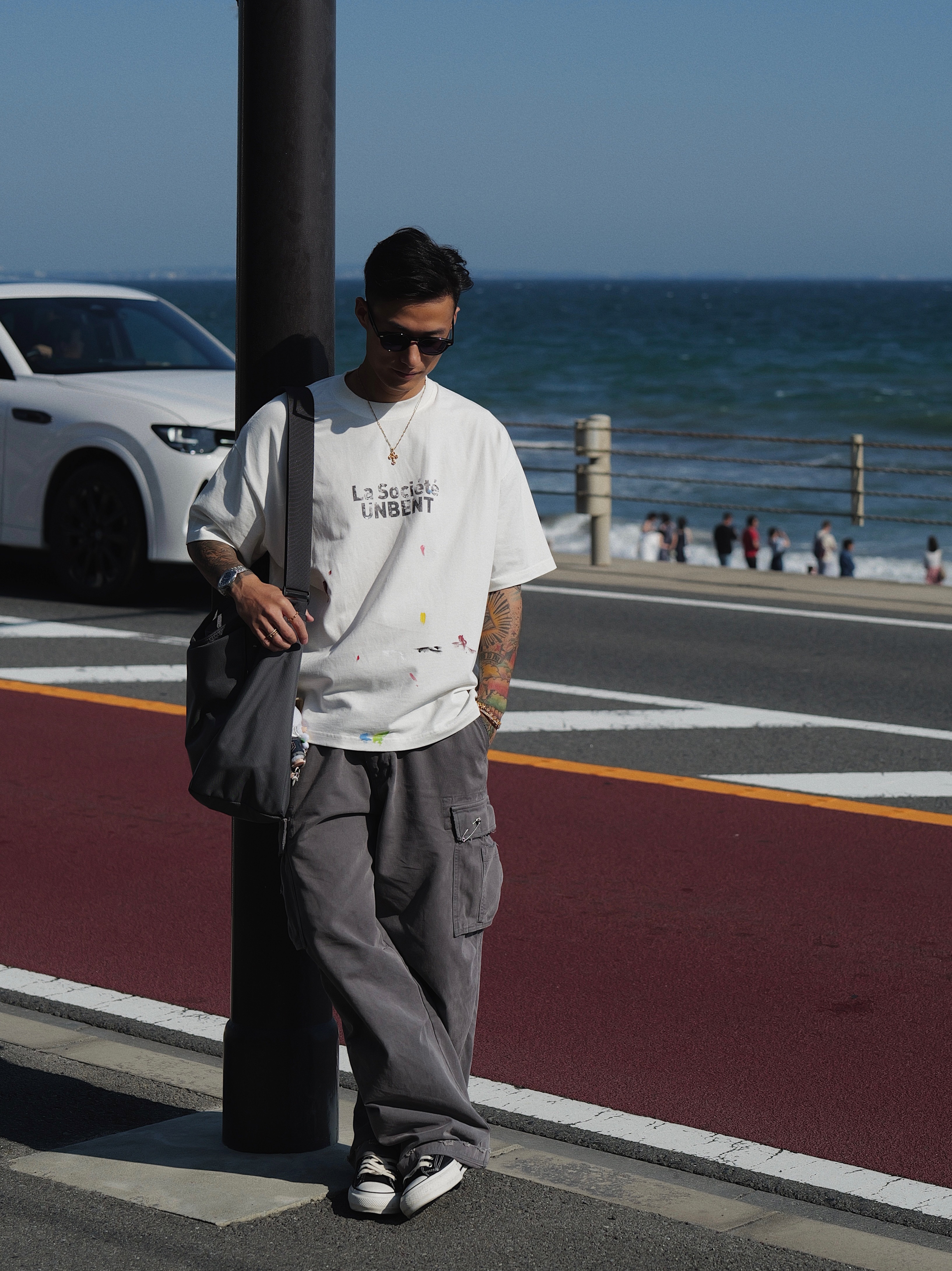 Unbent 25s/s 潑漆印花短袖