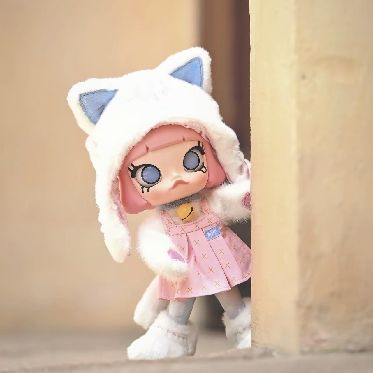 POPMART 泡泡瑪特 POP MART MOLLY 躲貓貓 盲盒 公仔 1/8可動人偶 全身關節可動