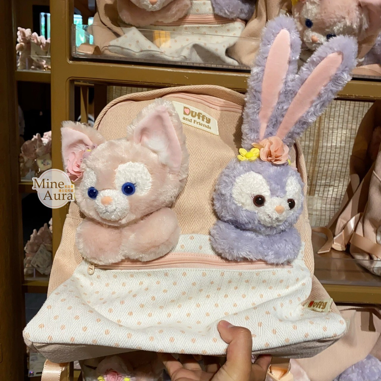 史黛拉露 星黛露 StellaLou 玲娜貝兒 Lina bell 絨毛大頭造型 造型 後背包 -上海迪士尼樂園