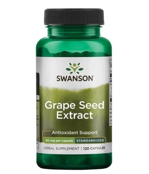 【Swanson】葡萄子 葡萄籽 萃取 Grape Seed Extract  50mg 120顆