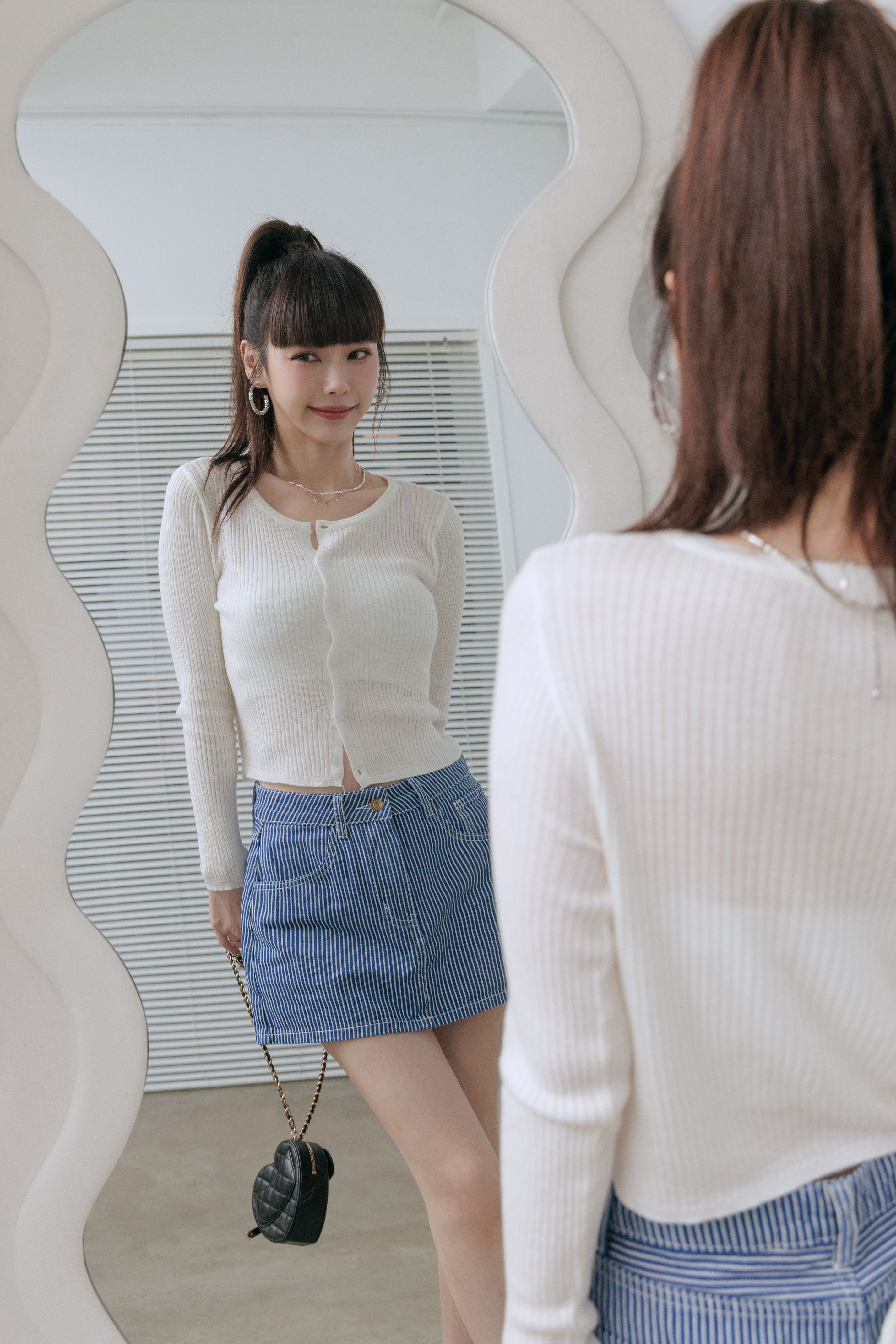 （現貨）必買條紋短裙  J01