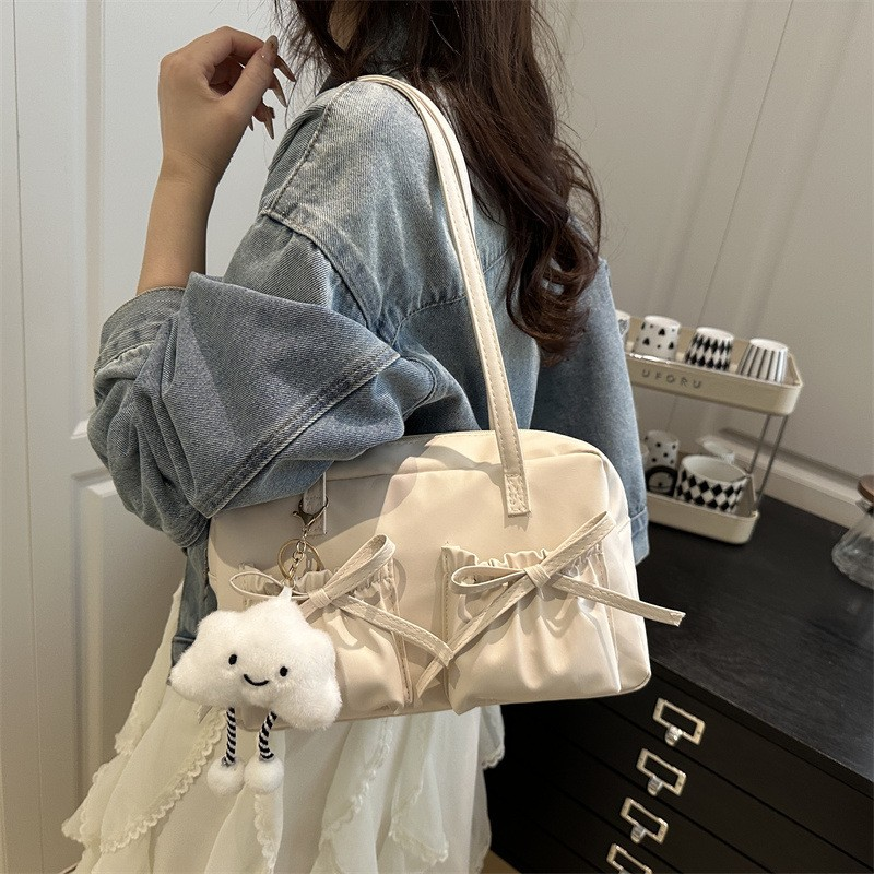 Bowknot Multi-Pocket Handheld Shoulder Bag