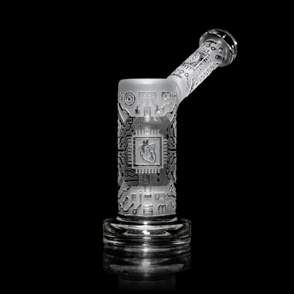 🇺🇸 MilkyWay - Circuitboard Clear Dab Rig 玻璃水煙壺（15cm）