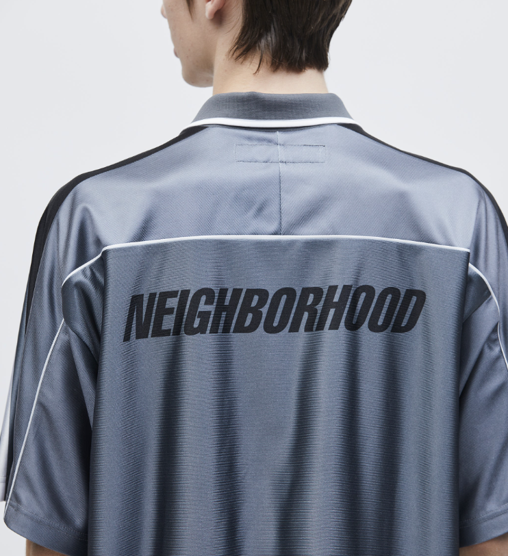 NEIGHBORHOOD SS25 GAME SHIRT SS | BLUE / GRAY