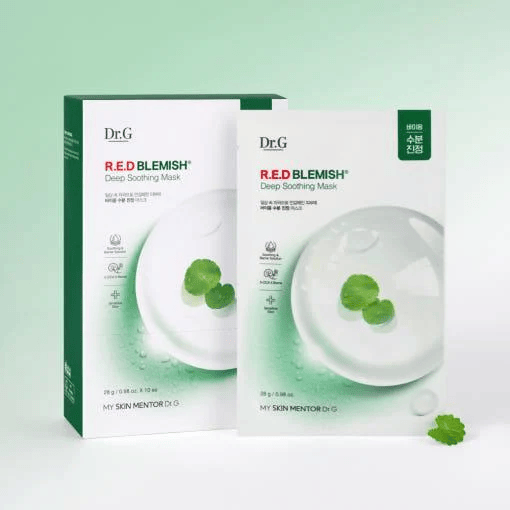 現 貨丨Dr.G 🌱積雪草深層修護抗敏淡瑕疵面膜 10片裝