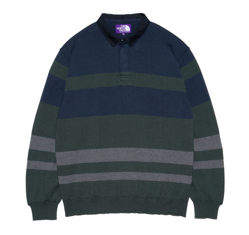 THE NORTH FACE 紫標 /  Field Knit Rugby sweater   JUL25