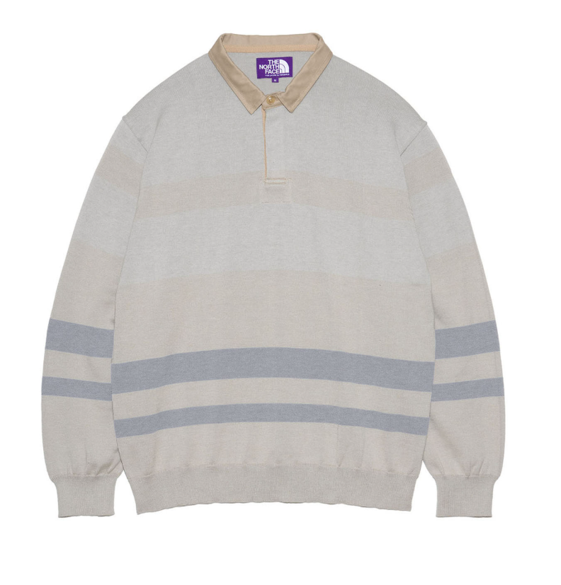 THE NORTH FACE 紫標 /  Field Knit Rugby sweater   JUL25