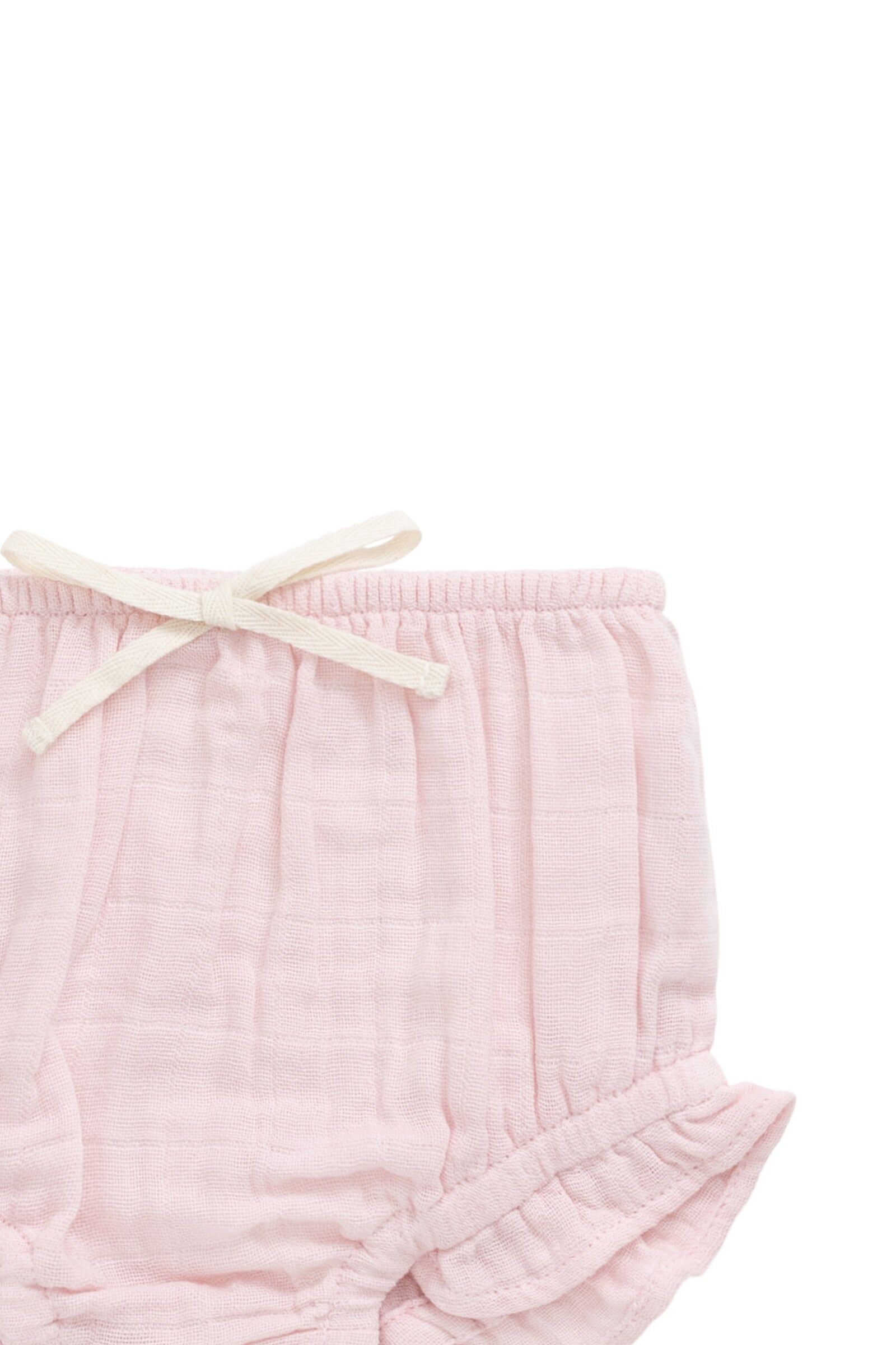 【預購】JAMIE KAY - Organic Cotton Muslin Frill Bloomer（Poppy）