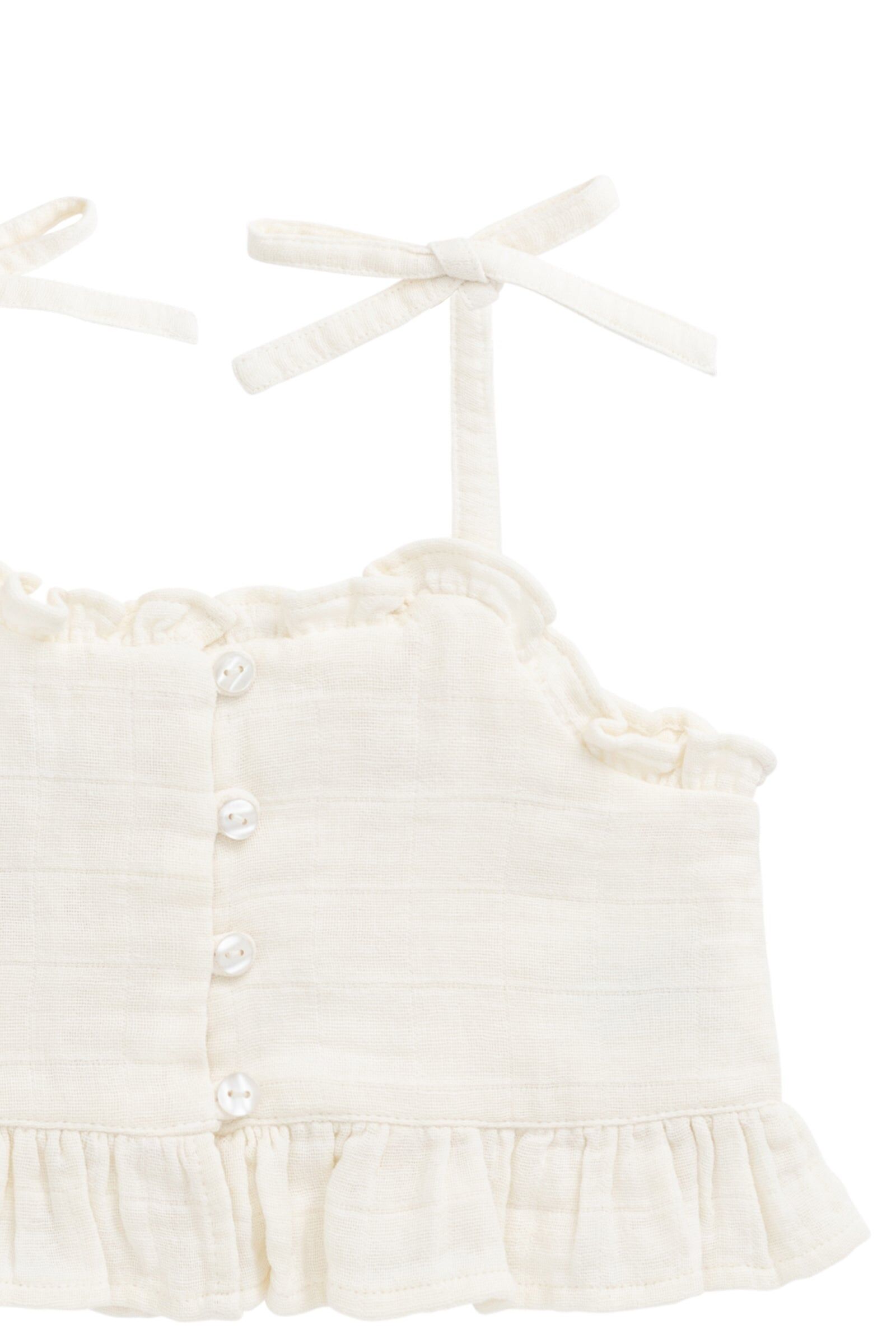 【預購】JAMIE KAY - Organic Cotton Muslin Mirabel Top（Parchment）