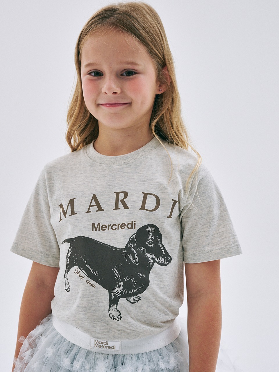 Mardi Mercredi KIDS TSHIRT DDANJI_OATMEAL TAUPE