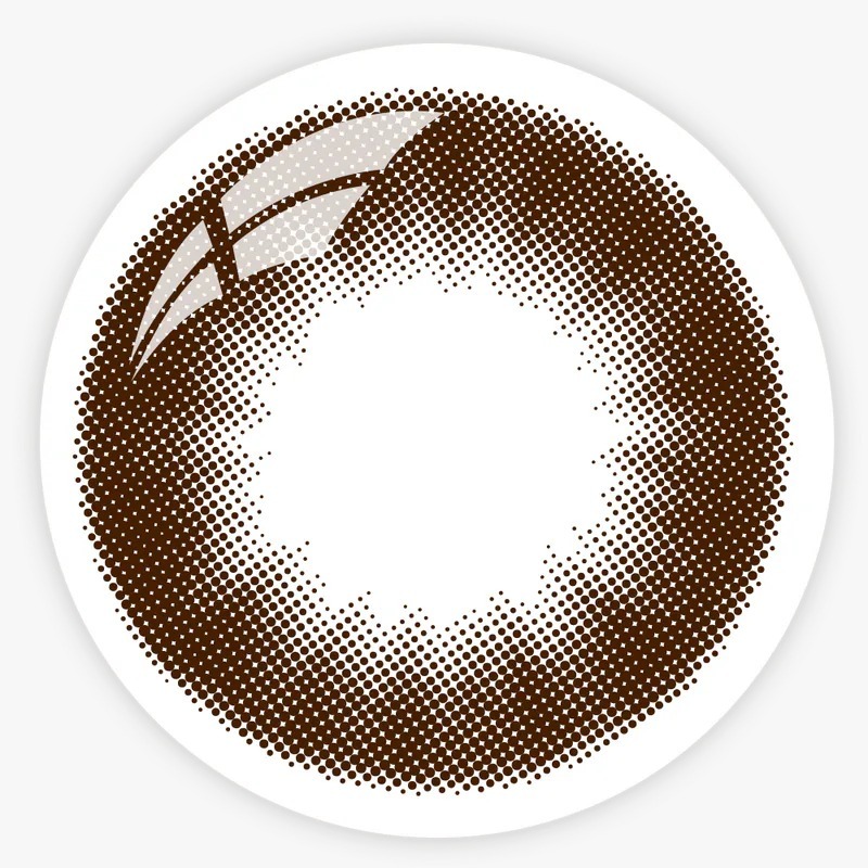 Miacare美若康 1 Day CONFiDENCE 綻美星宿棕｜日拋彩妝矽水凝膠隱形眼鏡｜每盒10片