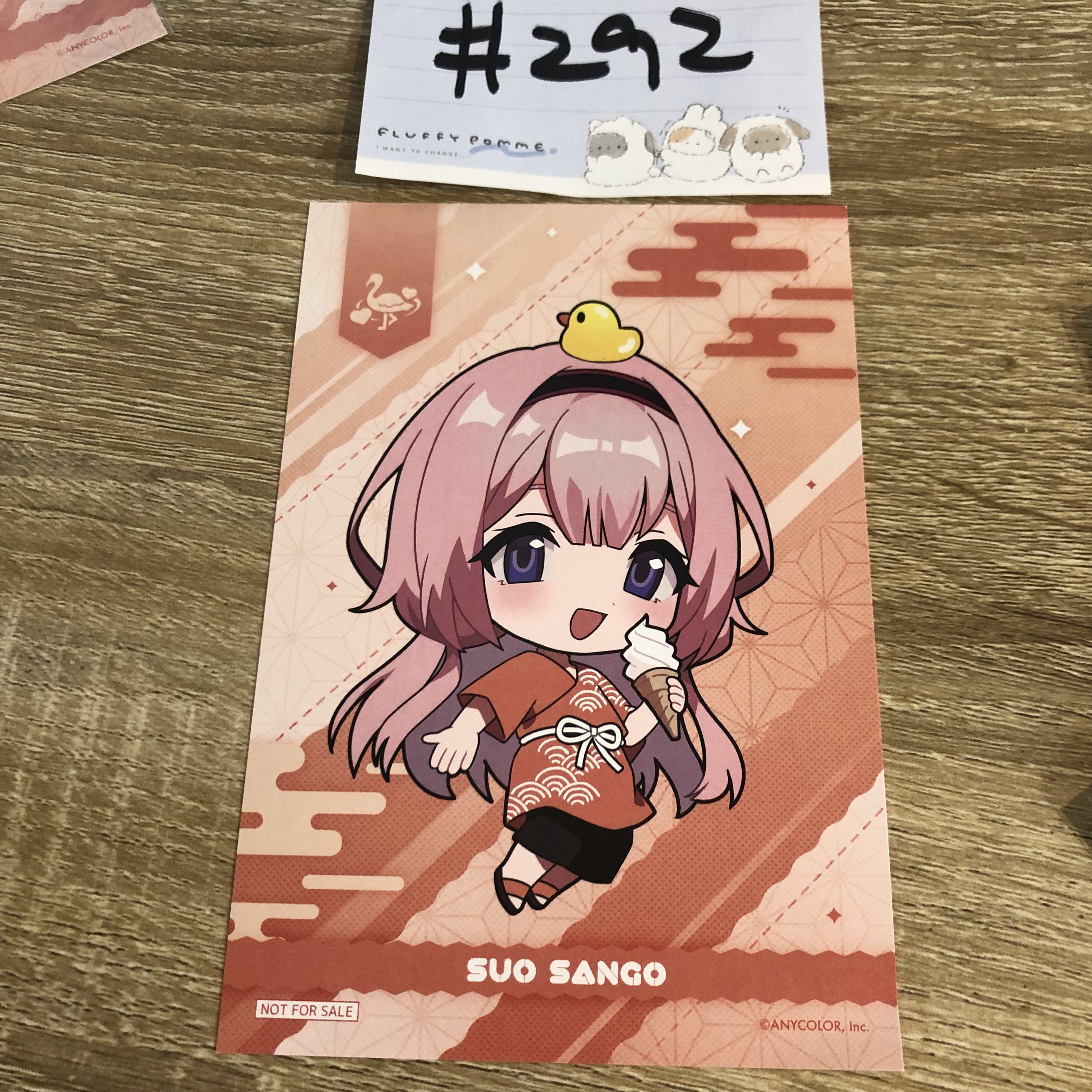 彩虹社 周央 明信片#292