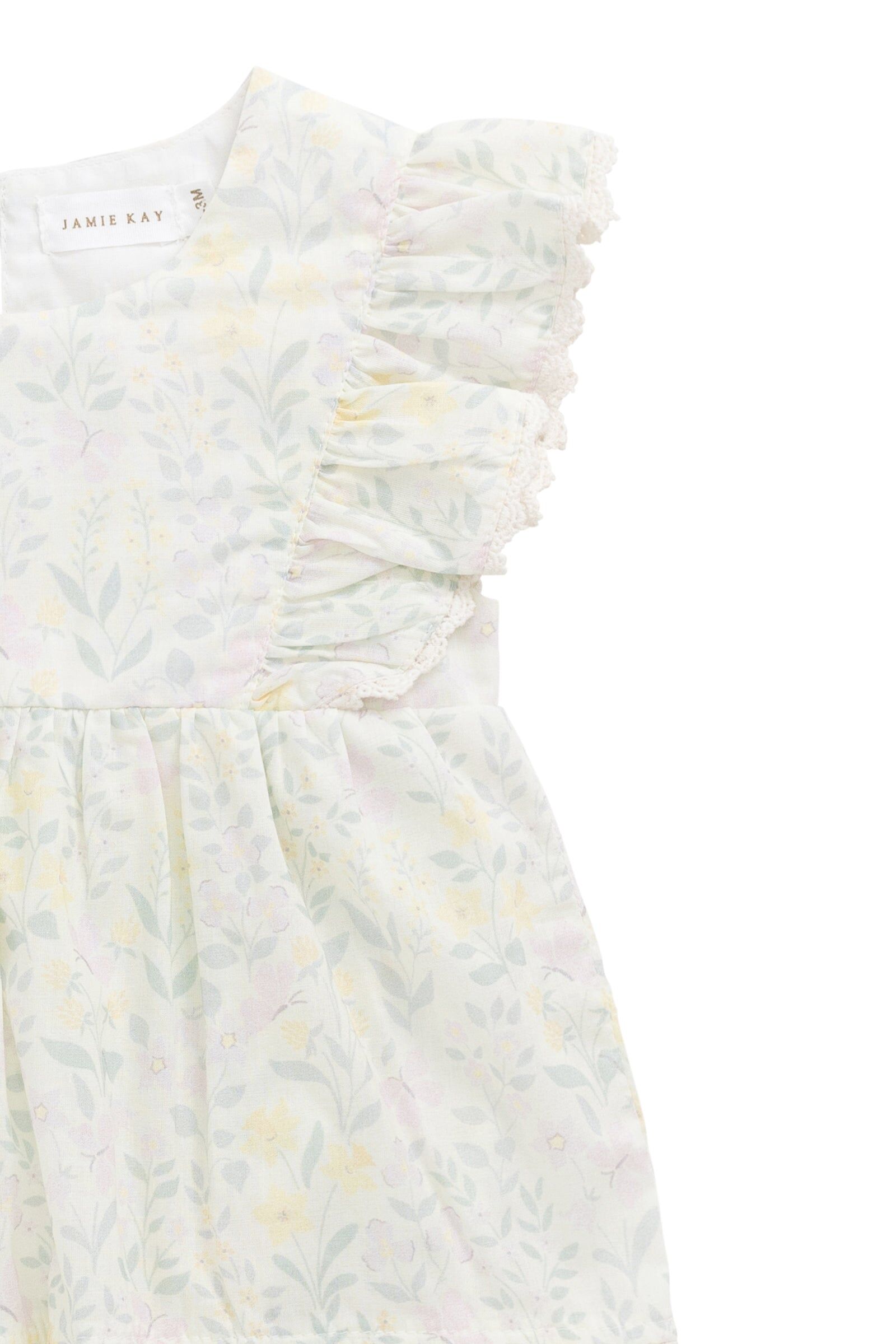 【預購】JAMIE KAY - Organic Cotton Delaney Playsuit（Daphne Egret）