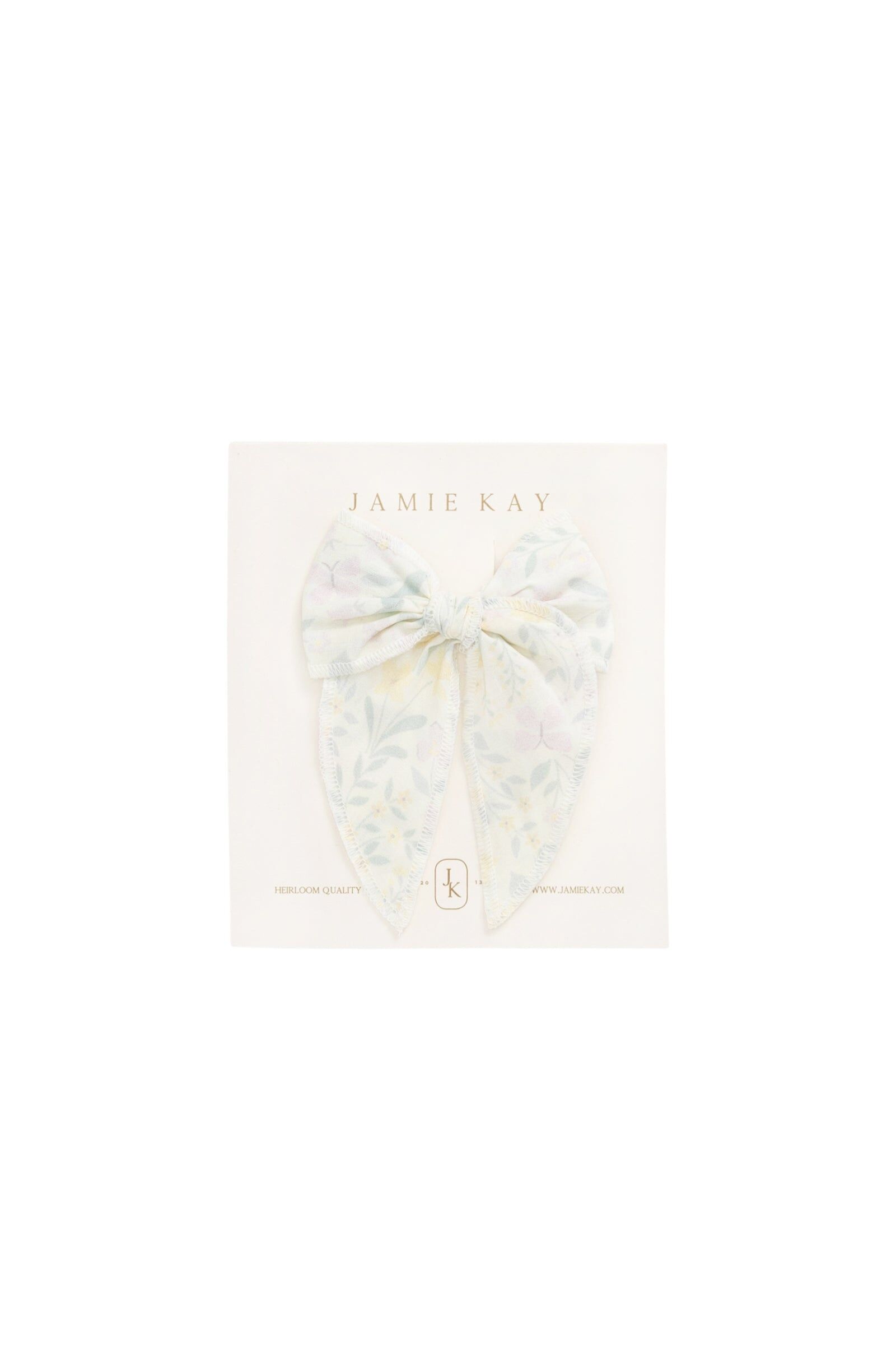【預購】JAMIE KAY - Organic Cotton Bow（Daphne Egret）