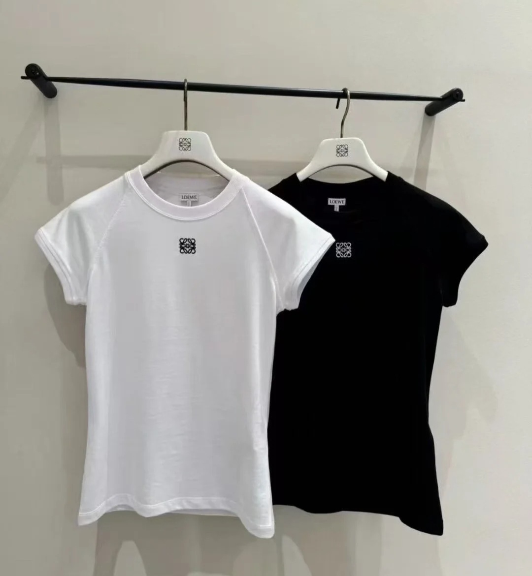LOEWE 基礎 刺繡Logo Tee 女款