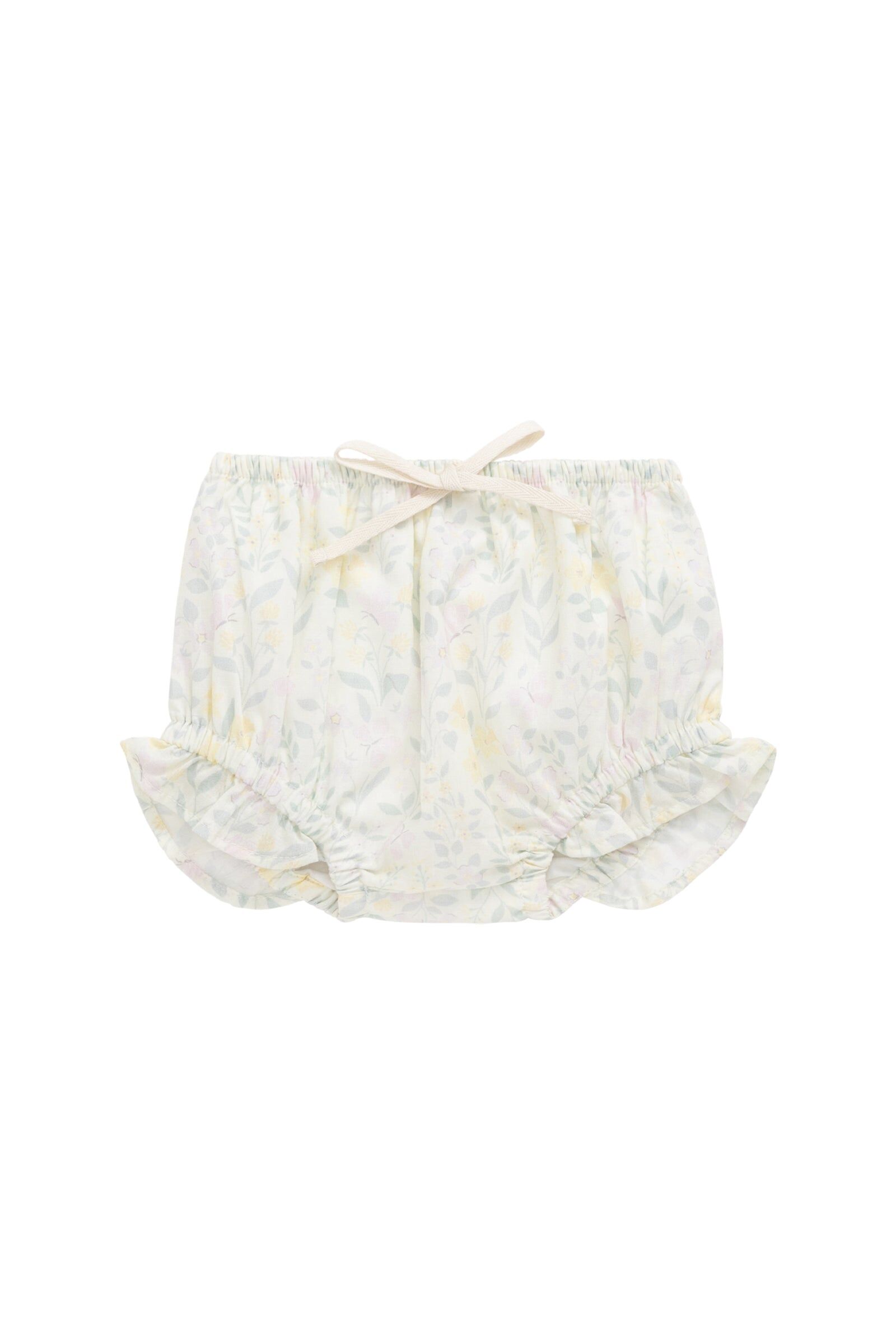 【預購】JAMIE KAY - Organic Cotton Voile Frill Bloomer（Daphne Egret）